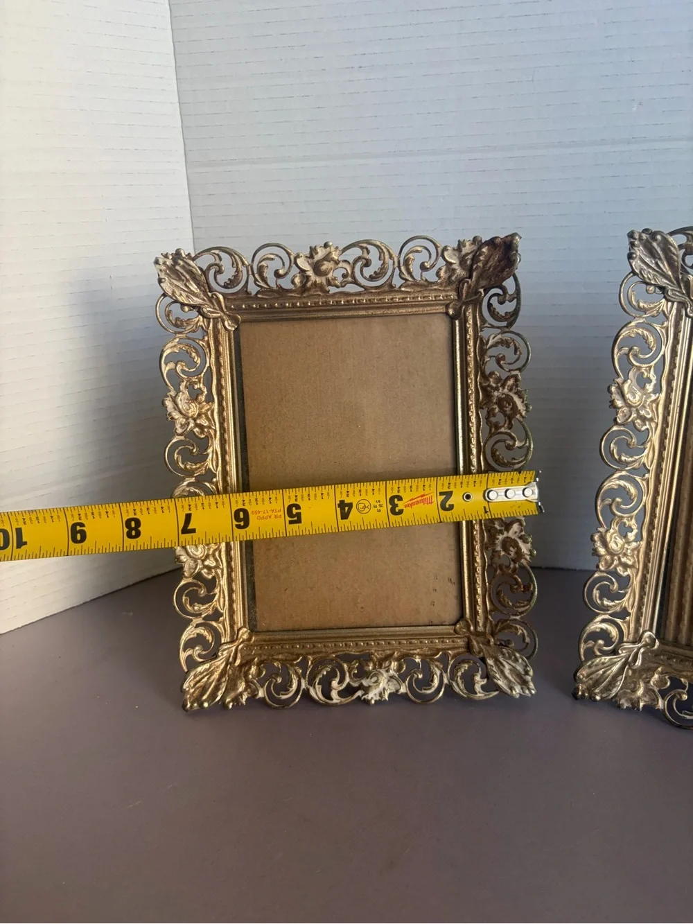Gold Ornate Vintage Picture Frame Set of 2- Decorative Home Accent